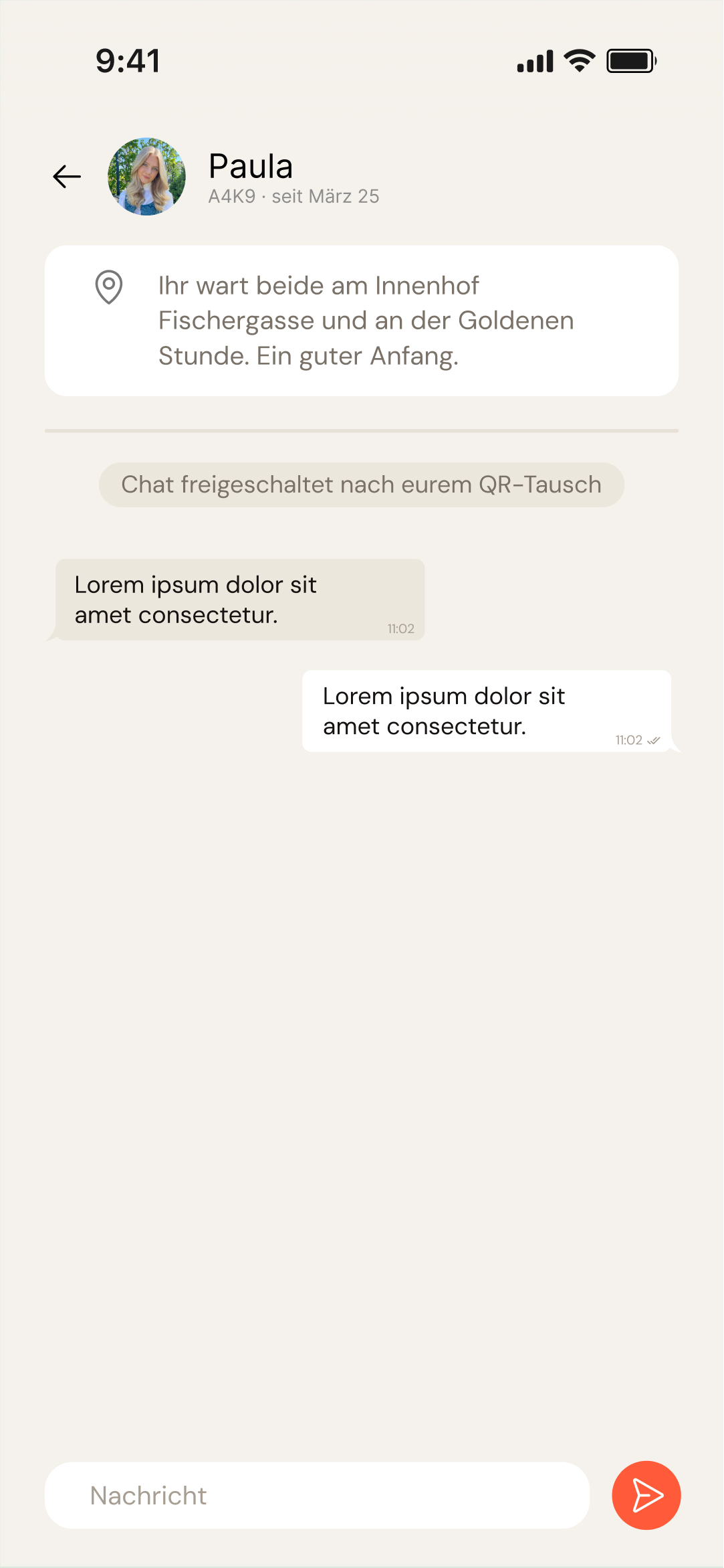Realer Austausch